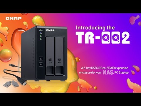 Introducing the TR-002: A 2-bay USB 3.1 Gen. 2 RAID expansion enclosure for your NAS, PC & laptop