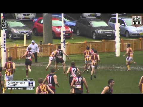 2014 BDAFL Semi Final 2 Full Replay 3rd Quarter - Killarney Vale v Cardiff