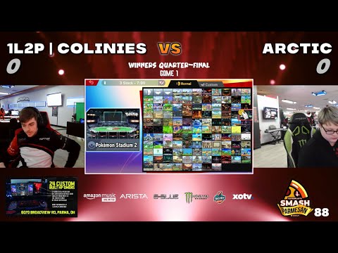 1L2P  colinies vs Arctic - Smash Ultimate Singles Winners Quarters Smash Parmesan 88 - Roy vs ROB