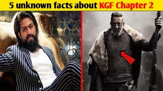 5 unknown facts about kgf chapter 2🤗 |#kgfchapter2|#trending|#shorts