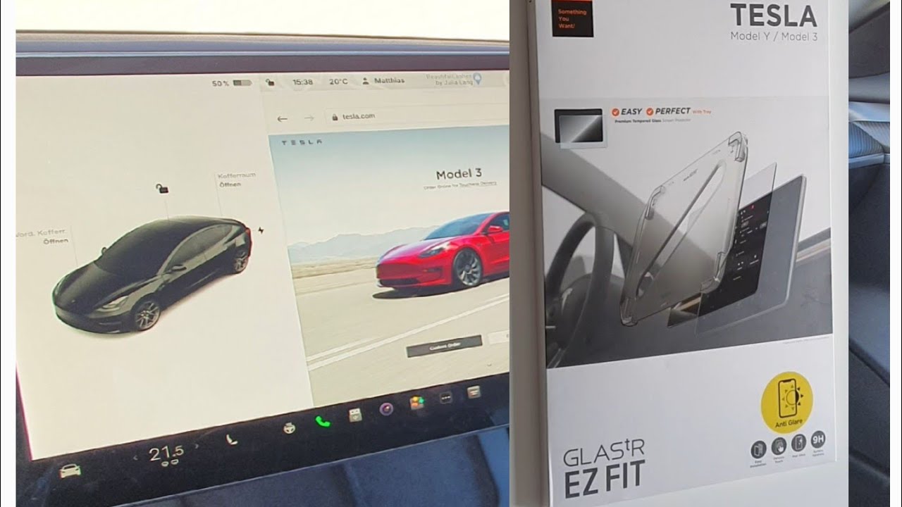 Bildschirmschutzfolie ja oder nein? Wenn ja, welche? - Model 3 Allgemeines  - TFF Forum - Tesla Fahrer & Freunde