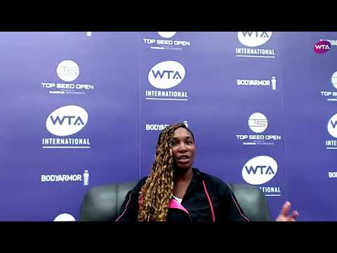 Теннис Venus Williams 'One of the toughest first rounds I’ve ever played' | 2020 Lexington Press Conference