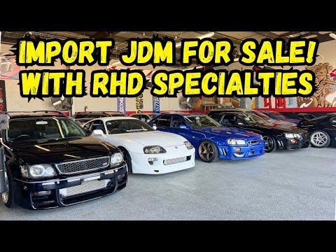 JDM Cars for Sale featuring RHD Specialties