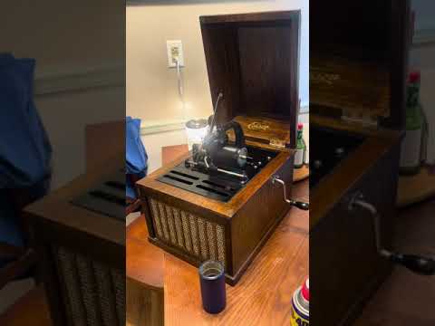 Antique Edison Cylinder Phonograph, works!