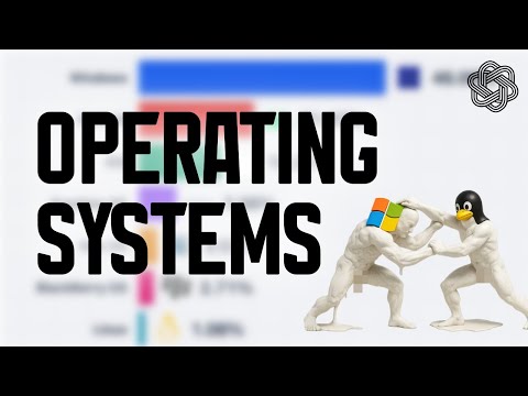 Most Popular Operating Systems (1980–2025) | Epic 45-Year Battle