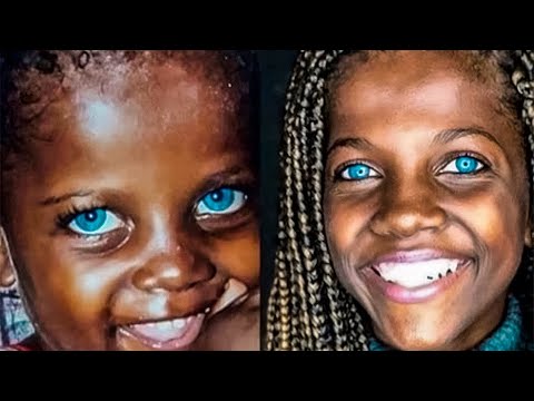 Sie ist schwarz und hat blaue Augen, die ein Geheimnis verbergen...