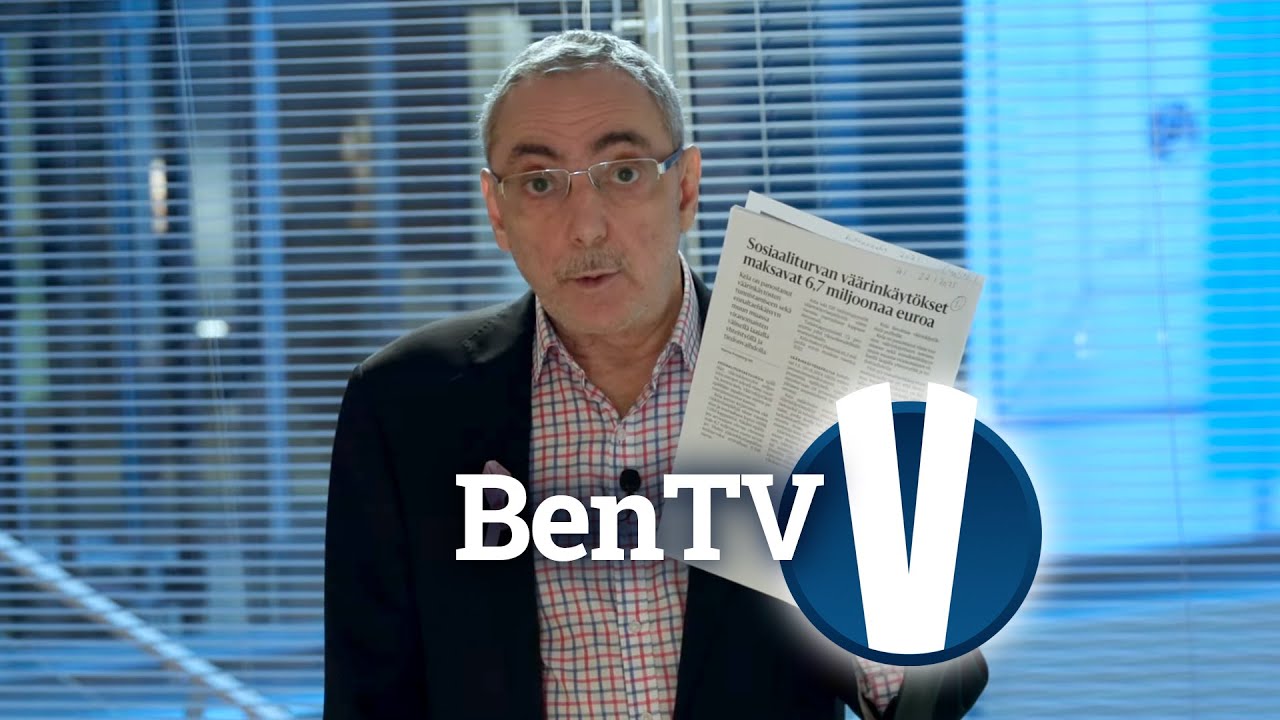 BenTV: Luuleeko HS, että kaikki sosiaaliturvan väärinkäyttäjät jäävät kiinni?