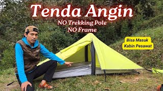 Download lagu Wind Tent Without Frame, Poles and Trekking Poles mp3 Download lagu Wind Tent Without Frame, Poles and Trekking Poles mp3