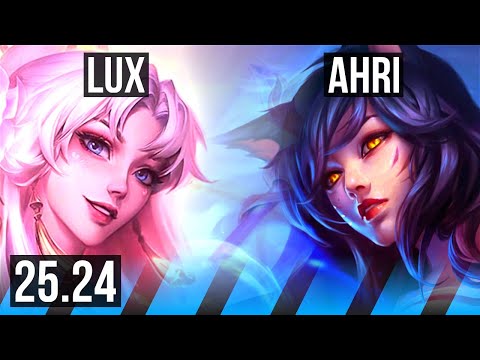 LUX vs AHRI (MID) | 14/1/15, 70K damage | EUW Diamond | 25.24