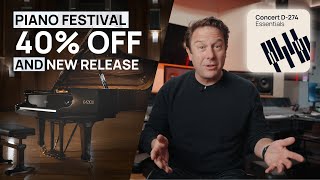 Video thumbnail for Up to 40% OFF Selected Pianos | NEW: Concert D-274 Essentials! by Vienna Symphonic Library