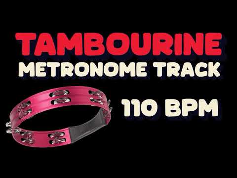Tambourine Metronome 110 BPM | Essential Groove Metronome
