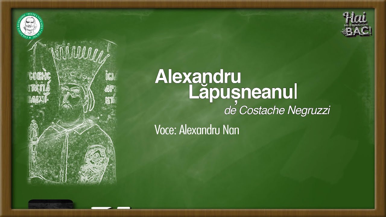 AUDIOBOOK: Alexandru Lapusneanul, de Costache Negruzzi