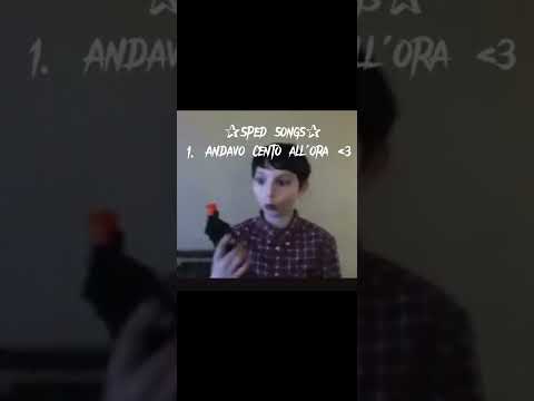 Andavo cento all'ora — sped up/ Nightcore — Sped.up...audios!♡ (Gianni Morandi)