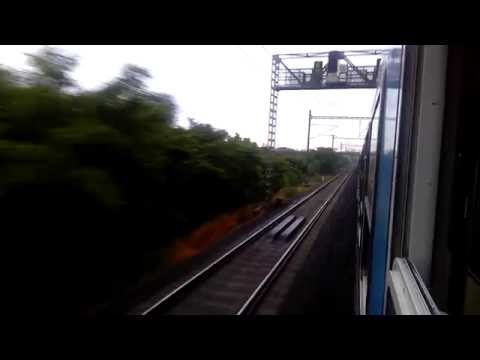 arrival to Prague by train