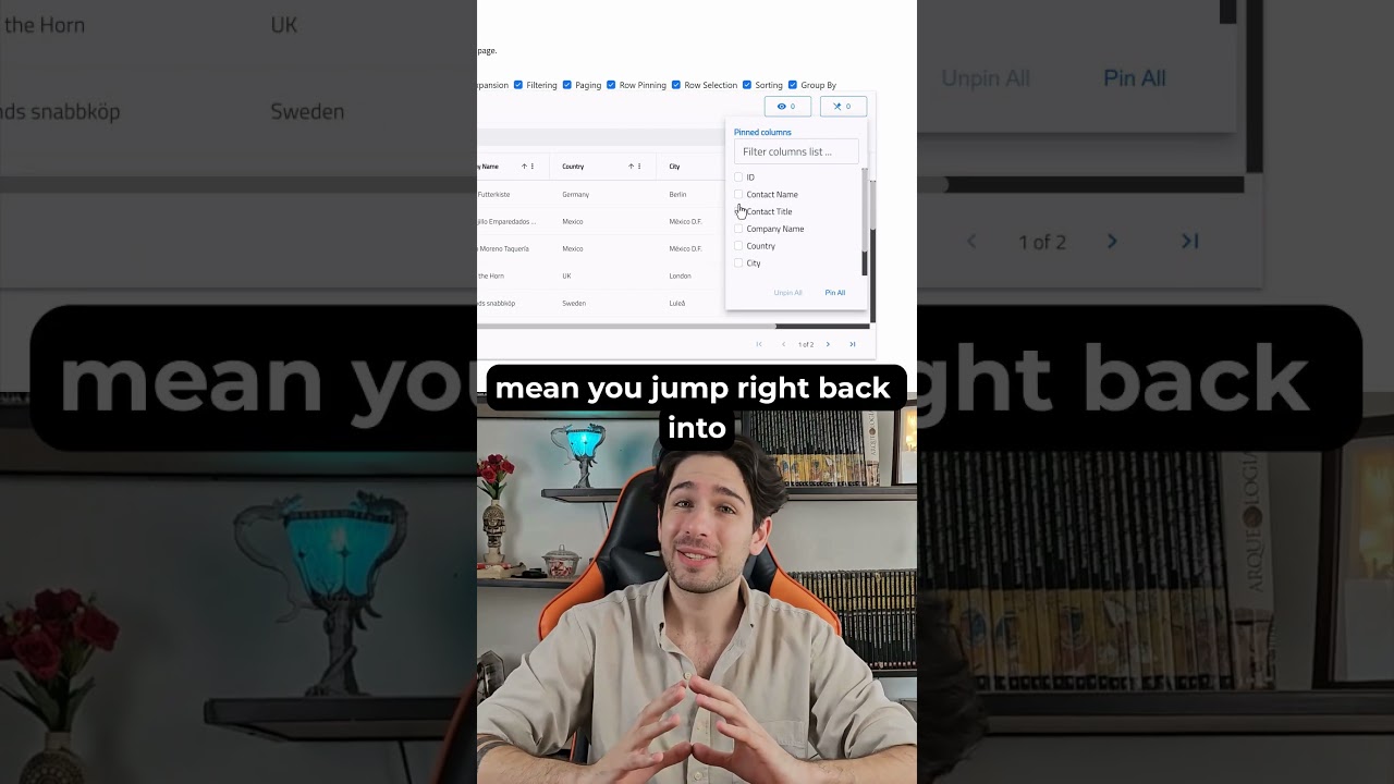 Ignite UI for React Grid Features – State Persistence #infragisticsultimate