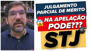 🔴😱 STJ - SE LIGA NESSA DECISÃO: JULGAMENTO PARCIAL DE MÉRITO NA APELAÇÃO | PROF UBIRAJARA 🔴