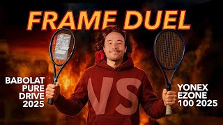 Yonex Ezone 100 2025 vs Babolat Pure Drive 2025 | Frame Duel