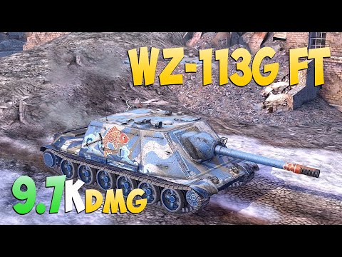 WZ-113G FT - 5 Frags 9.7K Damage - Individual! - World Of Tanks