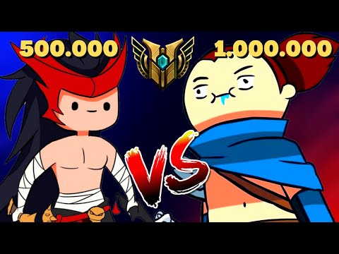 ESSE YASUO TEM 1 MILHAO DE MAESTRIA E FOI AMASSADO!! - YONE VS YASUO - League of Legends