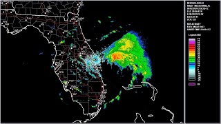 2020 Isaias - Melbourne, FL WSR-88D Radar Animation (HD 1280x720)