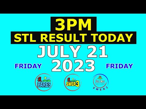 3pm STL Result Today July 21 2023 (Friday) Visayas and Mindanao