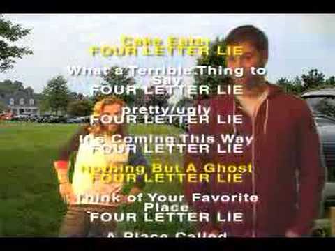 Four Letter Lie - What A Terrible Thing To Say Infomercial