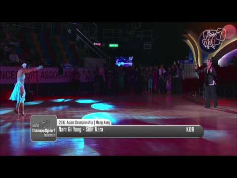 2017 Asian Championship in Hong Kong Latin Final solodance Jive /Giyong Nam & Nara Shin