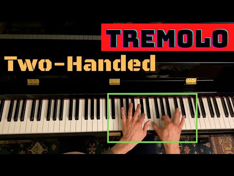 How to play a Two-Handed Tremelo in blues piano (Otis Spann technique)