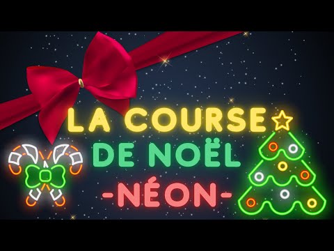 PAUSE ACTIVE (APQ): LA COURSE DE NOËL NEON - Brain Break (DPA): Neon Xmas Chase Video (FRENCH)