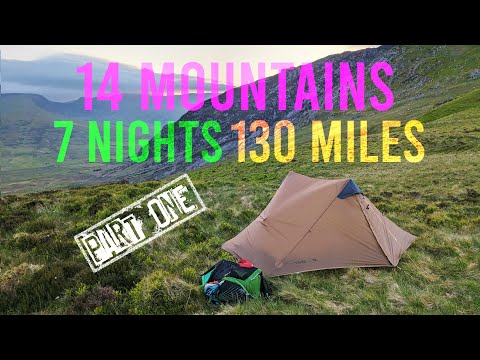 130 miles | Wild Camp | Solo backpacking | Snowdonia | part 1.