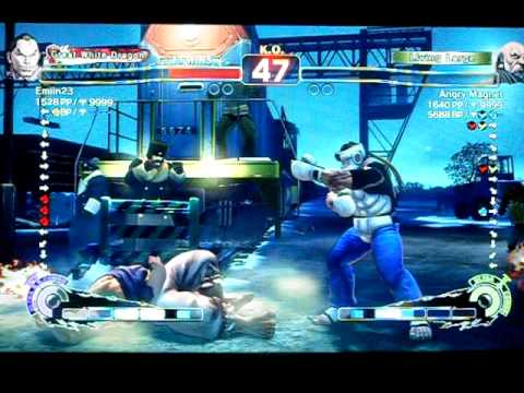 SSF4 Arcade Edition - Endless Battle - Emiin23 (Dan) VS Angry Magnet (Gouken)
