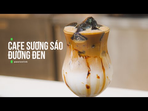 Cách Làm Cafe Sương Sáo Đường Đen - Como fazer café com geléia de grama