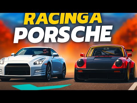 R-35 vs porche speedline syndicate boss race in CARX STREET