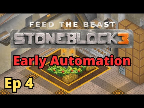 StoneBlock 3 Ep 4 - Early Automation