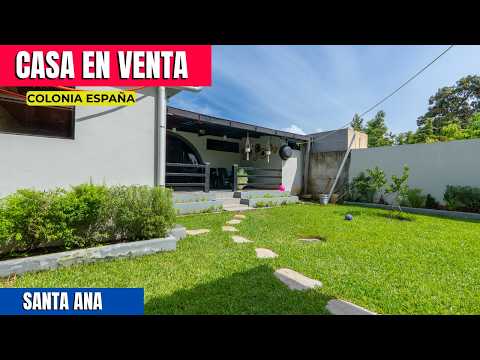 🏡 CASA EN VENTA EN SANTA ANA | Un nivel e ideal para familia