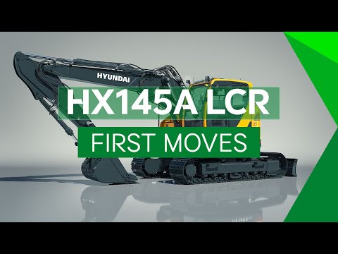 Hyundai HX145A LCR, экскаваторы