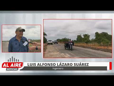 Noticias de Arauca: La pavimentación entre Agua Linda y Cravo Norte alcanza un 85 % de ejecución