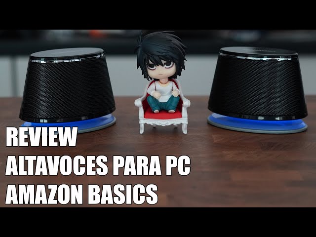 Vídeo relacionado con Amazon Basics Bocina 2.0 para PC o laptop, entrada auxiliar de 3.5 mm, alimentación USB, 1 par, color negro