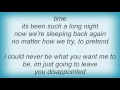Ivy - Disappointed Lyrics