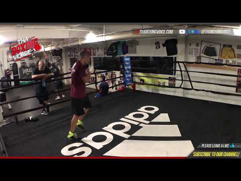 Julian Sosa Shadow Boxing Staying Sharp and Ready For Charlo vs Lubin Undercard