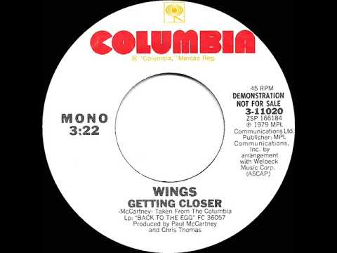 1979 Wings - Getting Closer - Wings (mono radio promo 45)