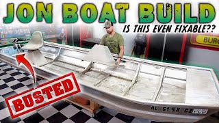 Jon Boat OVERHAUL! First Time Aluminum Welding... IT'S BAD 🫣