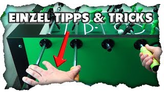 Tischfußball Einzel lernen - Stellungsspiel, Mittelfeldschüsse uvm.