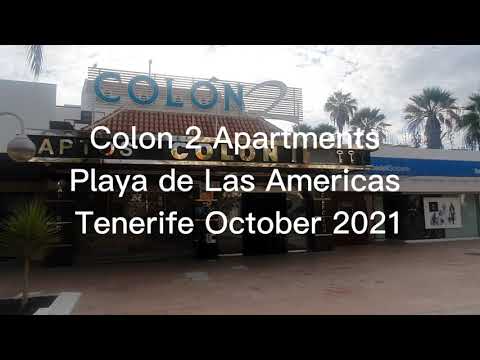 Colon 2 Apartments Playa de Las Americas Tenerife October 2021