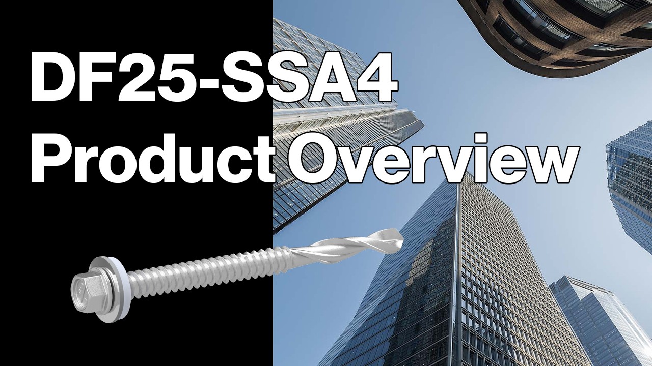 DF25-SSA4 fasteners for ultra heavy steel - an overview