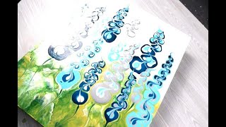 My Biggest Abstract Flower Paisley Pipette Pour