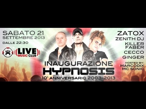 21 Set | HYPNOSIS 10' Anniversario - Inaugurazione @ Live Club Milano