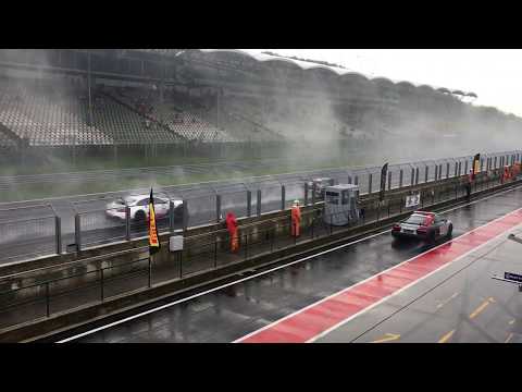 Blancpain Hungaroring 2018 - Wet race start, safety car in