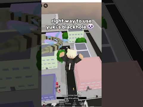 Best way to use yuki’s blackhole in JJS 💀 #roblox #fyp #jujutsushenanigans