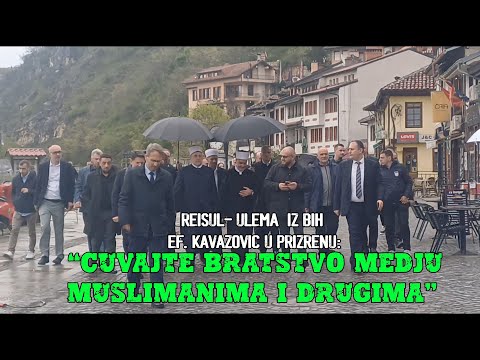 Reisul - ulema IZ BiH Husein ef. Kavazovic u Prizrenu